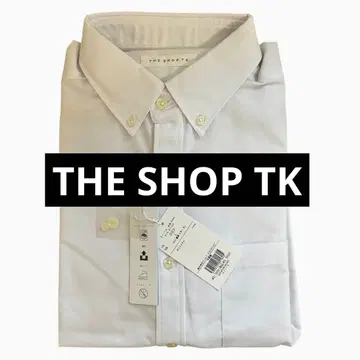 새상품 THE SHOP TK 남성용 화이트 긴팔 셔츠 L 사이즈