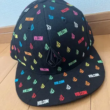 VOLCOM 컬러풀 로고 스냅백 캡