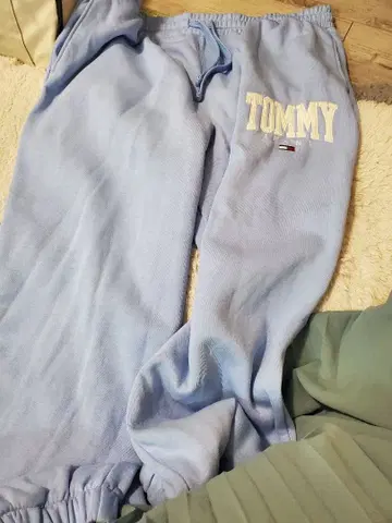 TOMMY JEANS 조거 팬츠 XXL 라이트 블루
