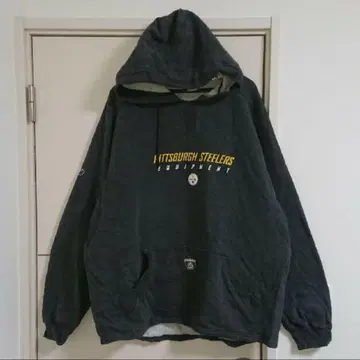 Reebok 후드티 NFL 스틸러스 미식축구 구제 의류 빅 실루엣