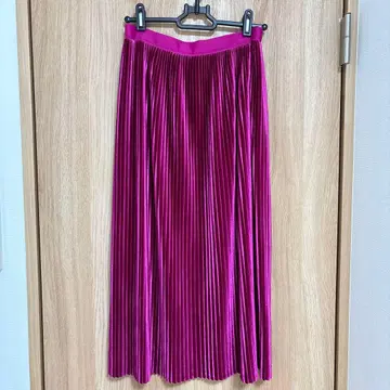 ZARA Trafaluc 플리츠 스커트 XS 핑크