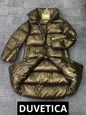 하자품! DUVETICA 블랙 롱 다운 자켓 size 40(M)