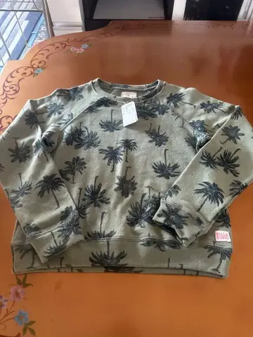 BILLABONG 팜 트리 패턴 트레이닝복 150