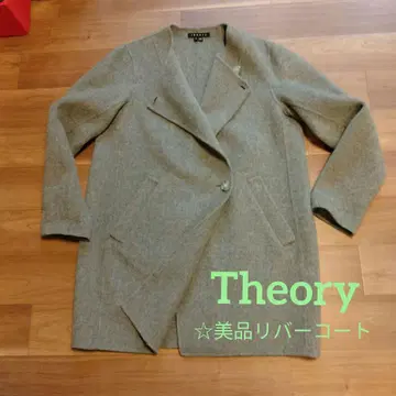 새상품급 Theory 띠어리 미들 기장 리버 코트 더블 페이스 S