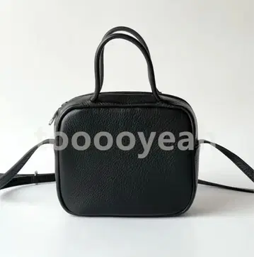 Aeta 블랙 가죽 숄더백 S