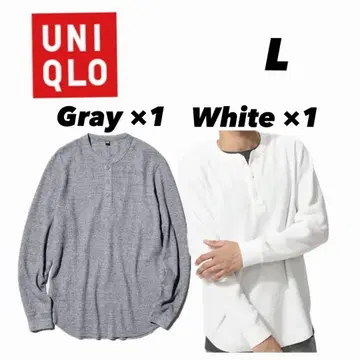 와플 헨리넥 T셔츠 2개 set