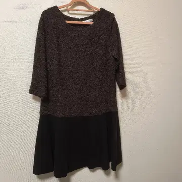 fledy couleur 원피스 상의 블랙 38