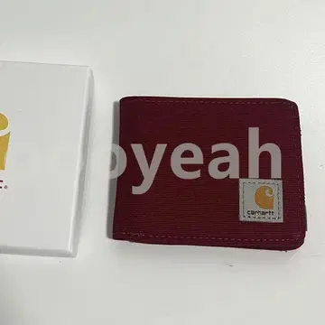 Carhartt 레드 접이식 지갑