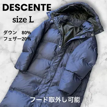 [ DESCENTE 데상트 ] 롱 다운 코트 벤치 코트 L