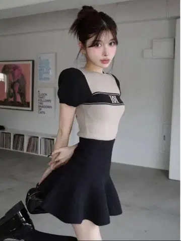 Darich 하이웨스트 미니 스커트