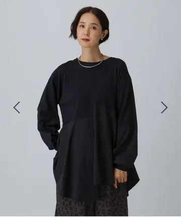 LEPSIM 이소재 아지메 절개 긴팔 튜닉 새상품