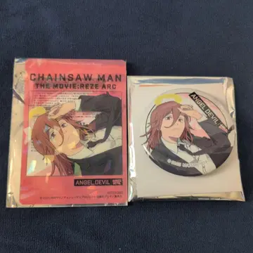 체인소 맨 레제편 캔뱃지 홀로그램 카드 천사의 악마