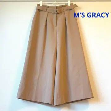 M S GRACY 와이드 팬츠 벨트 포함 사이즈 40