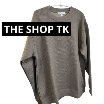 새상품 THE SHOP TK 남성용 긴팔 티셔츠 상의 브라운