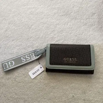 GUESS 다크 브라운 장지갑