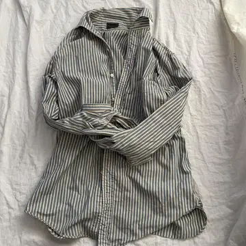 올드조 스트라이프 버튼다운 셔츠