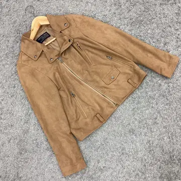 어반 리서치 도어스 페이크 스웨이드 라이더 자켓 브라운(F)