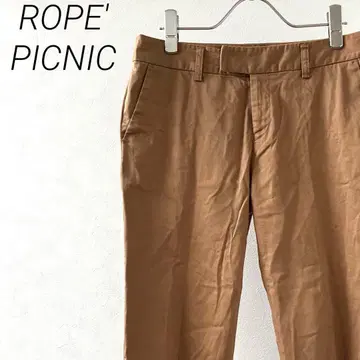 ROPE' PICNIC 슬랙스 앵클 기장 포켓 부착 심플 빅