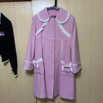 베이비 소공녀 코트 핑크