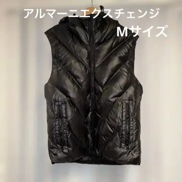 아르마니 익스체인지 블랙 다운 베스트 퀼팅 베스트 새상품급 M 사이즈