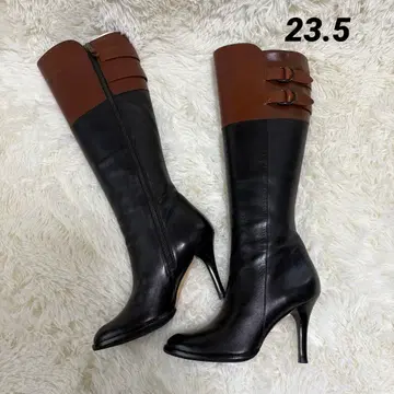 [ 새상품급 ] 미국 노포 콜한의 코다와리 핑힐 롱 부츠 천연 가죽