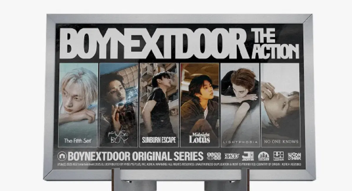 The Action Boynextdoor Frame Version (Full Set Including Member Poca)