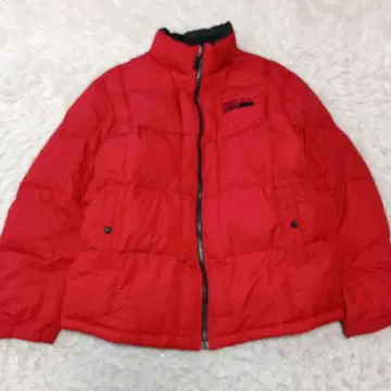 FIRST DOWN 퍼스트다운 다운 자켓 M 자수 로고 방한