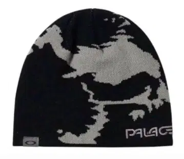PALACE OAKLEY BEANIE 'BLACK / GREY