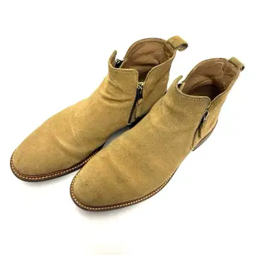 다케오 키쿠치 스웨이드 천연 가죽 부츠 사이즈 65 남성용 26.5cm