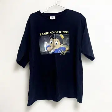 왕실 랭킹 블랙 T셔츠 보지 XL LL 사이즈