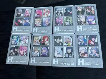 붕괴 3rd 다이컷 스티커 전 8종 컴플리트