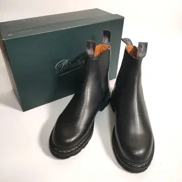 Paraboot ELEVAGE LIS NOIR 사이드 고어 부츠 미사용