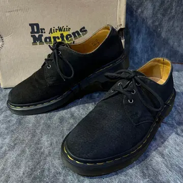 닥터 마틴 플레인토 US7 M 스웨이드 블랙 가죽 신발