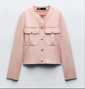 ZARA 노카라 자켓