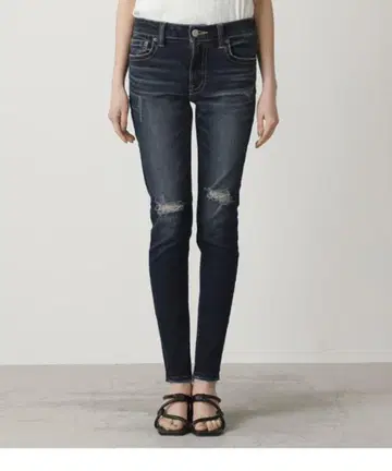 아줄바이마우지 CRASH DENIM SKINNY 2 D/BLU3