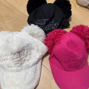 디즈니 미키마우스 팬 캡 3종 세트