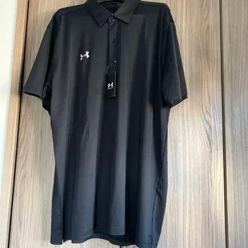 5XL 언더아머 피케 셔츠 블랙 빅 사이즈