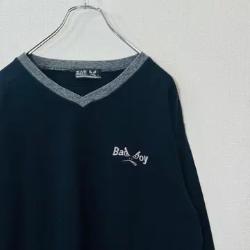 [ 배드보이 ] 맨투맨 트레이닝복 V넥 L 사이즈 BADBOY