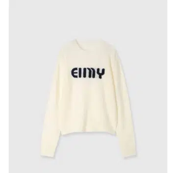 eimy istoire EIMY 로고 니트 화이트