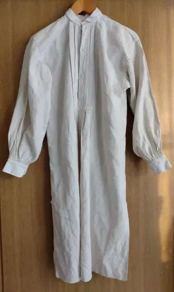 앤티크 프렌치 린넨 스모크 원피스