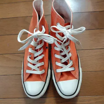 CONVERSE 오렌지 하이컷 스니커즈