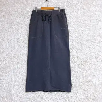 [디스커스 애슬레틱] 롱 스커트 (L) 허리밴딩 그레이