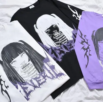 볼칸 & 아프로다이트 파츠룬 GIRL 롱 T 화이트