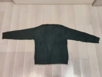 NUMBER (N)INE 에어리 퍼 페더얀 니트 그린