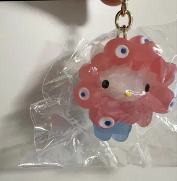 만박 산리오 미야쿠미야쿠 클리어 컬러 키링 키티
