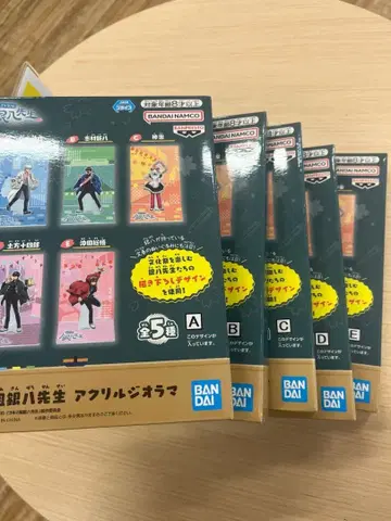 3년 Z반 긴파치 선생님 디오라마 아크릴 5종 컴프