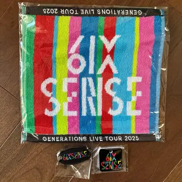 GENERATIONS 6IX SENSE 핸드 타월 세트