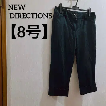 NEW DIRECTIONS [ 8호 ] 블랙 크롭 팬츠 블랙