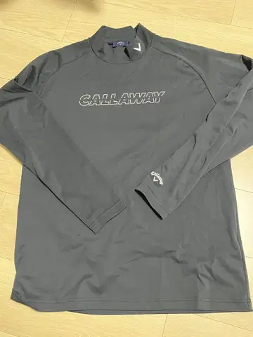CALLAWAY 긴팔 하이넥 셔츠 블랙