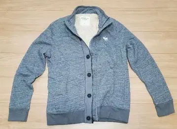 Abercrombie & Fitch 그레이 보아 자켓 S